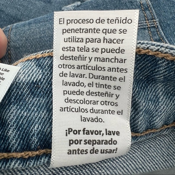 Time & Tru High-Rise Button Fly Camouflage Cut Off Jean Shorts Size 8 Women’s - Picture 8 of 9